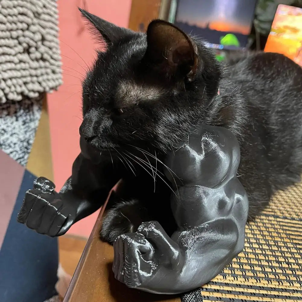 Swole Paws™ - Cat Muscle Arms Costume
