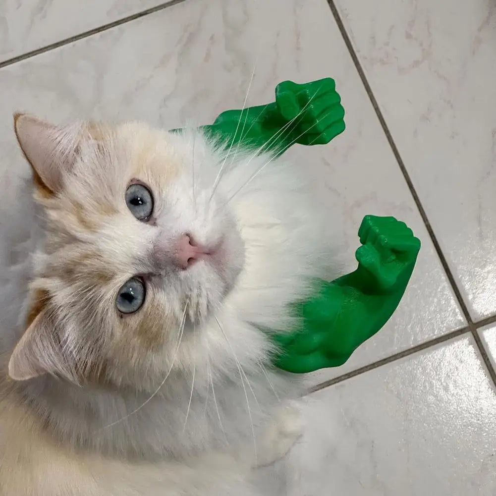 Swole Paws™ - Cat Muscle Arms Costume