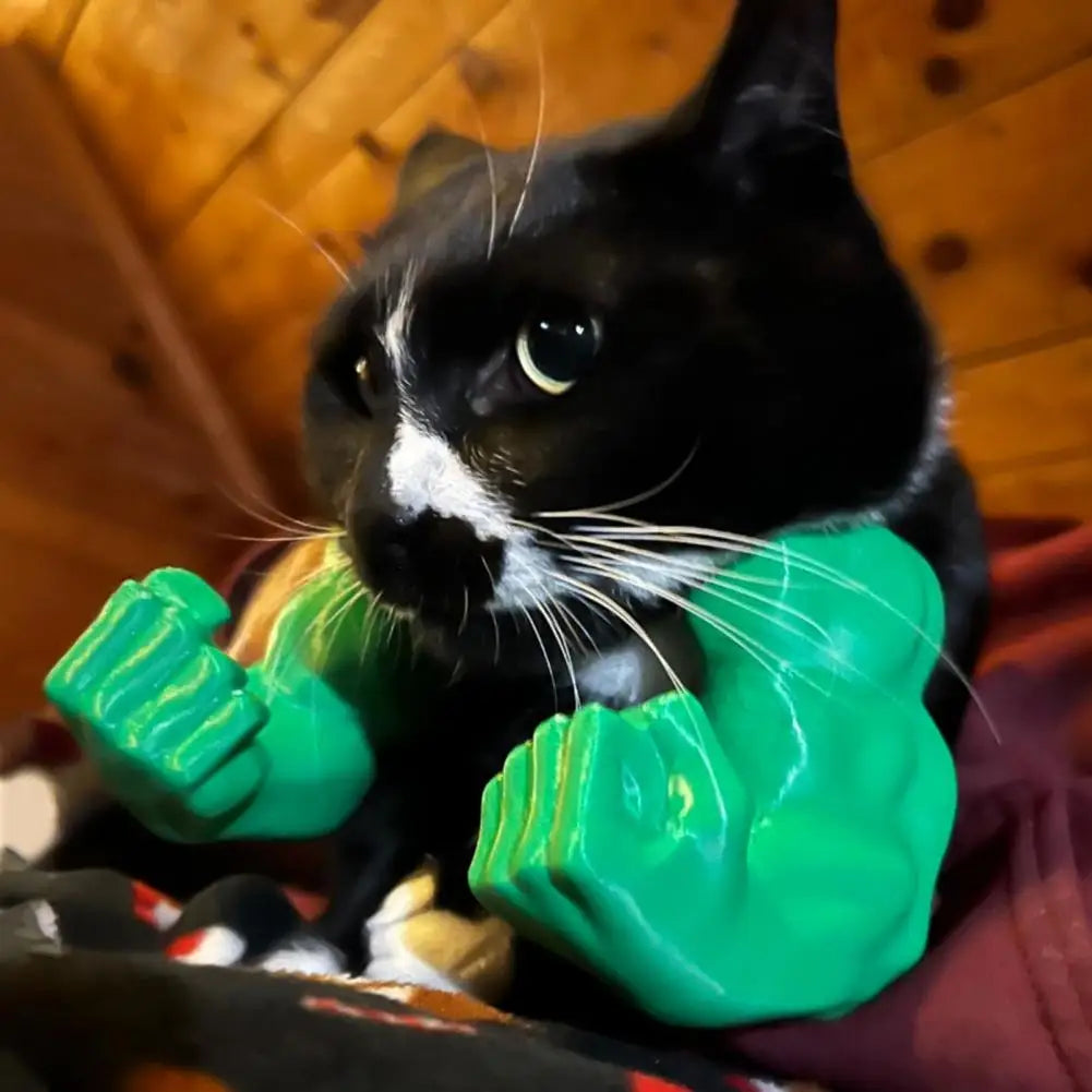 Swole Paws™ - Cat Muscle Arms Costume