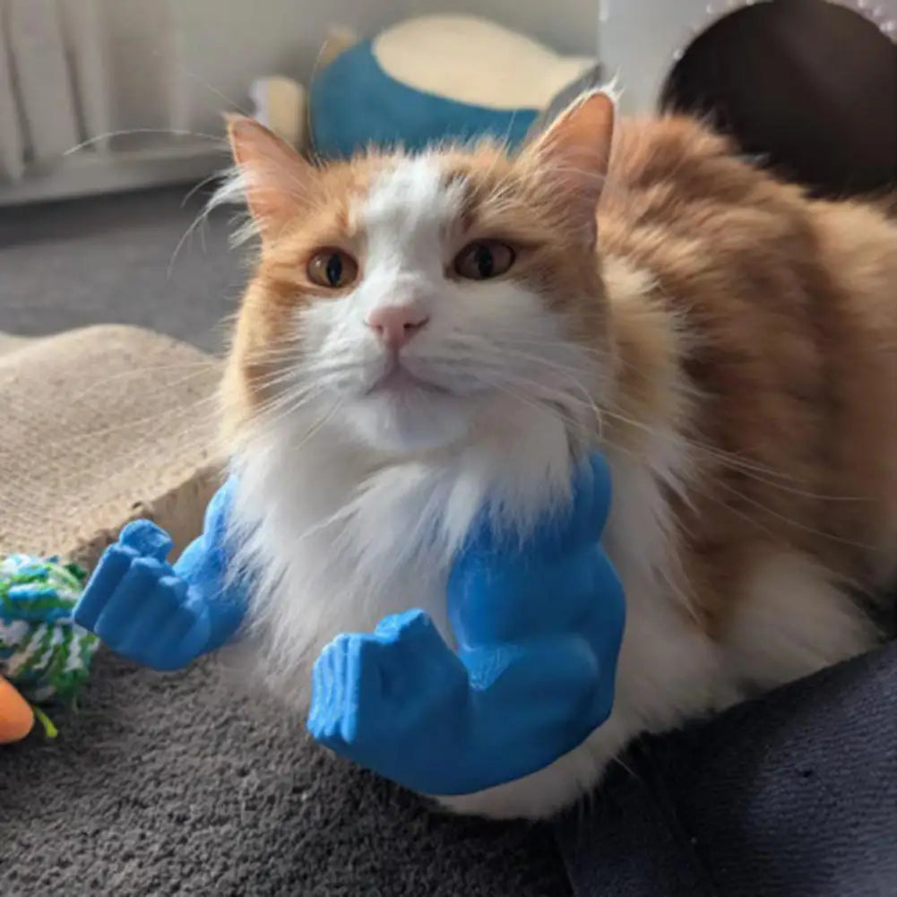 Swole Paws™ - Cat Muscle Arms Costume