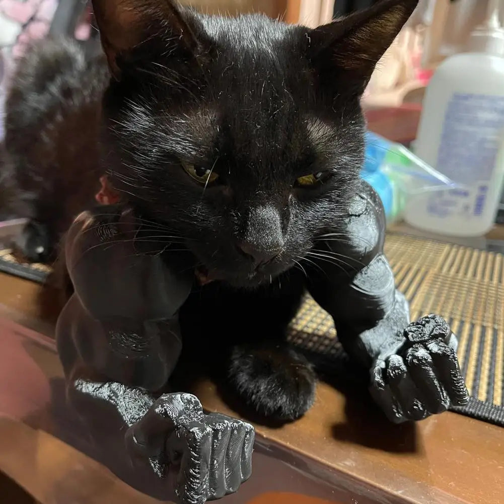 Swole Paws™ - Cat Muscle Arms Costume